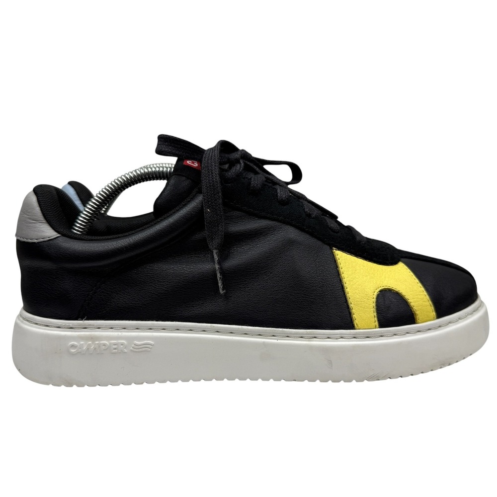 Camper K100743-027 Men's Black Leather Suede Low Top Sneakers EU 42 US 9